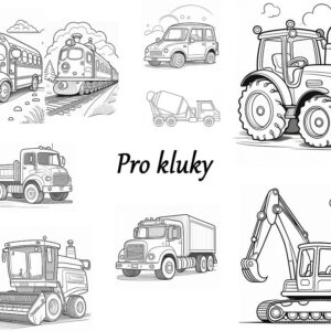 omalovánky pro kluky